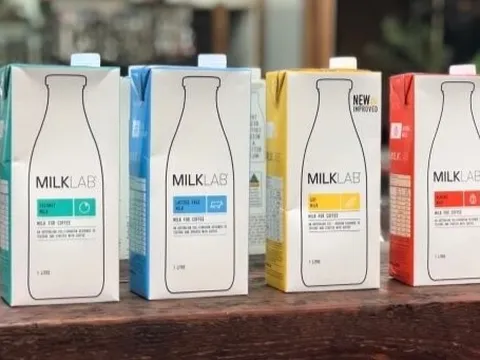 Thu hồi sữa hạnh nhân Milk Lab 1L nhập từ Úc nghi nhiễm khuẩn
