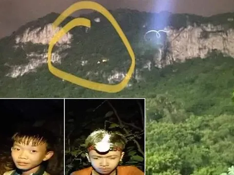 Giải cứu 2 học sinh mắc kẹt trên núi thành công