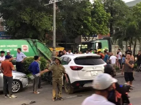 Hà Nội: Xe 'điên' đâm liên hoàn 10 phương tiện khiến 1 người tử vong