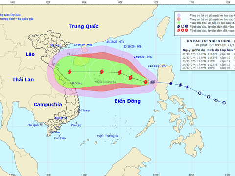 Bão số 8 liên tục tăng cấp, gió có thể giật cấp 14