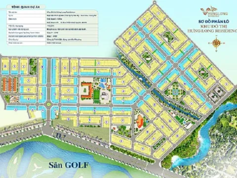 Long An: DA Hưng Long Residence thi công hạ tầng khi chưa có GPXD