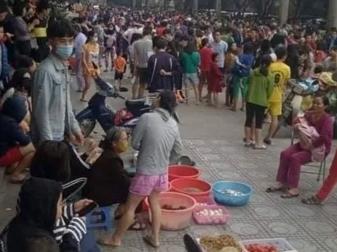 Cháy tầng hầm để xe chung cư Đại Thanh, hàng trăm cư dân tháo chạy