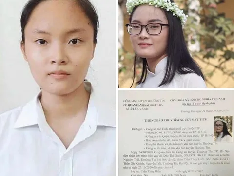 Công an huyện Thường Tín tìm kiếm nữ sinh học viện Ngân hàng mất tích theo nhiều phương án