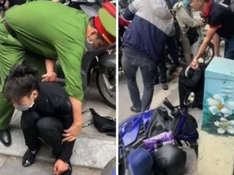 Bắt giữ nam thanh niên dùng dao cướp tiệm vàng giữa phố Tôn Đức Thắng