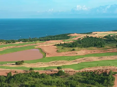 Nhịp độ thi công khẩn trương tại NovaWorld Phan Thiet