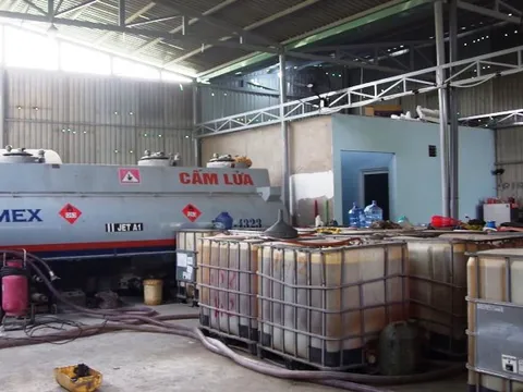 Phát hiện cơ sở sản xuất xăng giả quy mô lớn tại Vũng Tàu