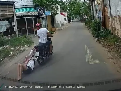 Truy bắt đối tượng cướp giật, kéo lê cô gái trên đường