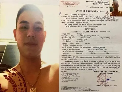 Công an Hà Nội truy nã Hùng 'cá rô' về tội cố ý gây thương tích