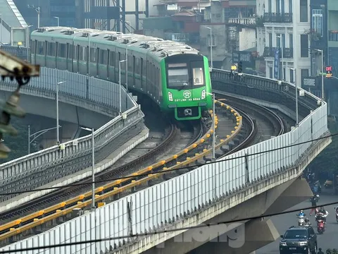 Hôm nay, đường sắt Cát Linh - Hà Đông bắt đầu vận hành thử trong vòng 20 ngày