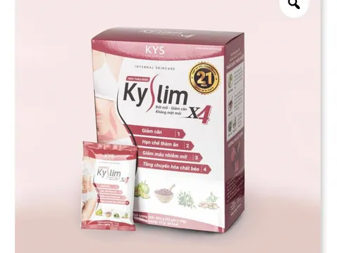 Thảo dược giảm cân Kyslim X4 của công ty Tame Việt Nam quảng cáo trái phép