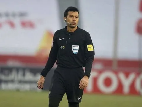 Danh tính trọng tài bắt chính trận U23 Việt Nam - U23 UAE
