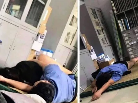 Bệnh viện lý giải vụ bác sĩ ôm sinh viên ngủ trong giờ trực?