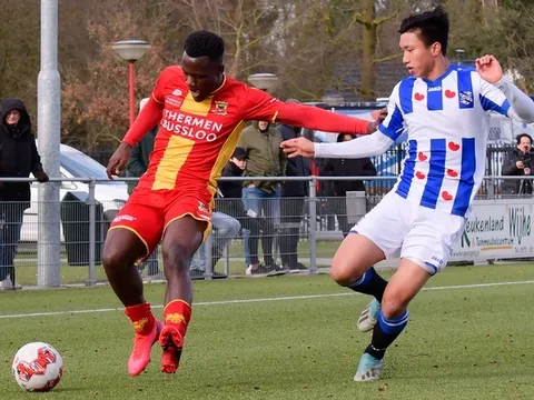 Văn Hậu dự bị, SC Heerenveen gục ngã ở cúp quốc gia Hà Lan