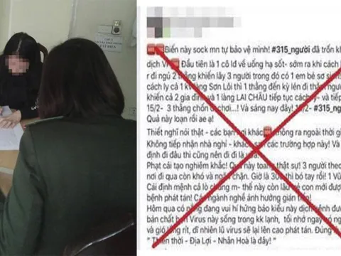 Tung tin đồn về dịch Covid-19, cô gái trẻ ở Hà Nội bị phạt 12,5 triệu đồng