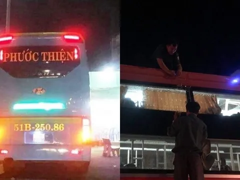 Xác định 3 đối tượng tham gia ném đá xe khách trên quốc lộ trong đêm