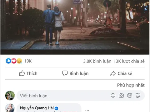 Quang Hải gửi lời lời chúc Nhật Lê ngày 8/3