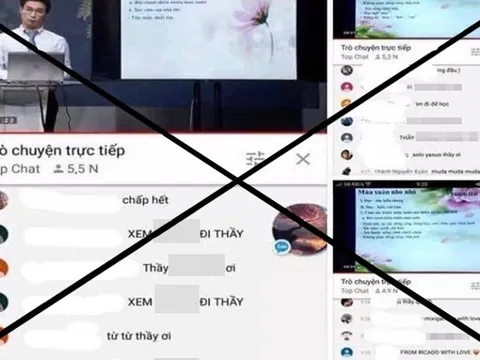 Công an TP Hà Nội vào cuộc xác minh các trường hợp bình luận tục tĩu dưới bài giảng online của thầy cô