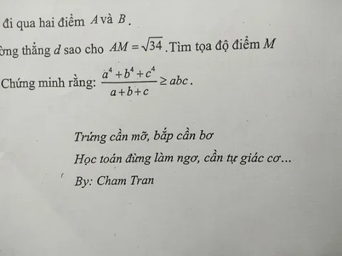 Giáo viên toán bắt trend 'trứng rán bắp bơ', học sinh 'đứng hình' vì lời nhắn dễ thương