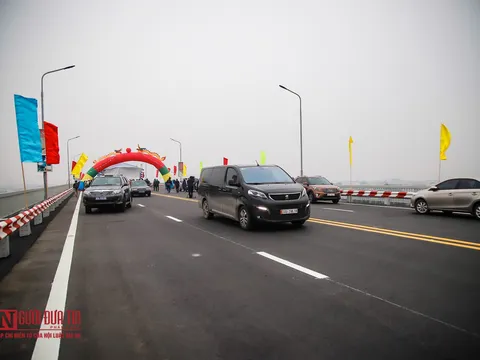 Hà Nội: Chính thức thông xe cầu Thăng Long