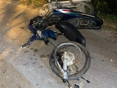 Va chạm với xe bán tải, 2 người đàn ông đi xe máy tử vong