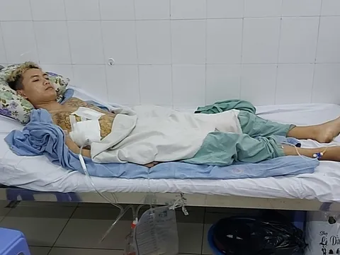 Nam thanh niên bị đâm gục ở chợ đầu mối Tân Biên