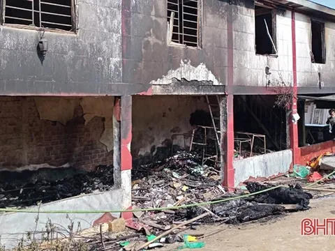 Hà Tĩnh: Cháy nhà sáng mùng 1 Tết, bé trai 10 tuổi tử vong