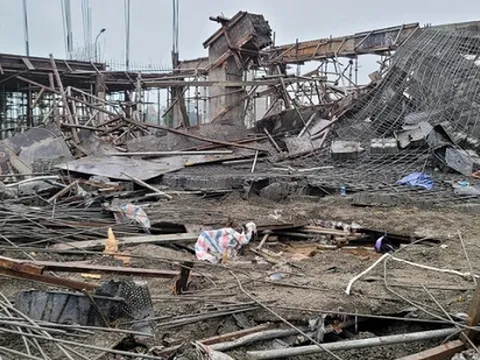 Bắc Ninh: Sập giàn giáo công trình, 2 công nhân tử vong