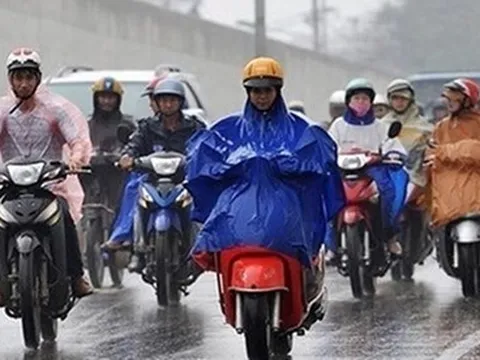 Bắc Bộ sắp đón không khí lạnh, có mưa vừa, mưa to và dông