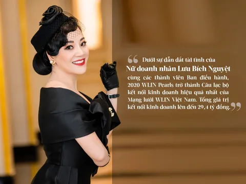 Doanh nhân Lưu Bích Nguyệt – Chủ tịch Bich Nguyet Group chính thức trở thành người 'cầm trịch' WLIN miền Bắc