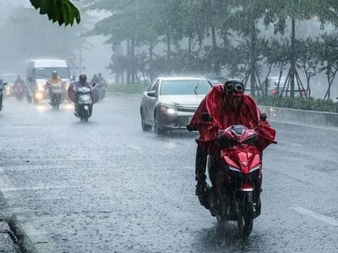 Đêm nay (3/6), Bắc Bộ có mưa rào và dông