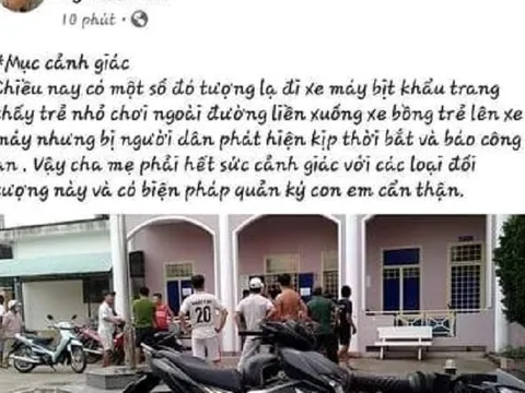 Sự thật thông tin vụ nam thanh niên bắt cóc trẻ em ở Quảng Nam