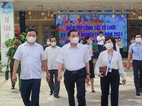 Chủ tịch Hà Nội yêu cầu rà soát tất cả các khâu tổ chức kỳ thi tốt nghiệp THPT