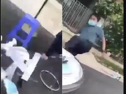 Công an vào cuộc điều tra vụ người đàn ông đạp đổ bàn làm việc của nhân viên y tế