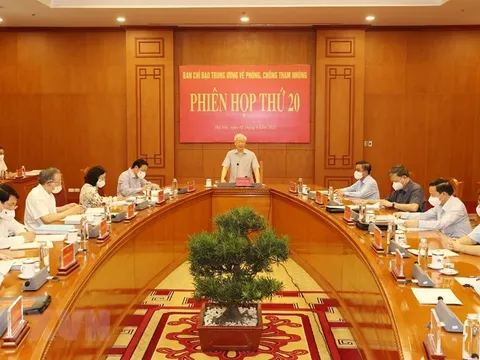 Tổng Bí thư chủ trì họp Ban Chỉ đạo phòng, chống tham nhũng
