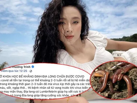 Angela Phương Trinh bị phạt 7,5 triệu đồng vì đăng tin địa long chữa COVID-19