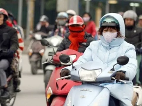 Không khí lạnh tràn về, Bắc Bộ và Bắc Trung Bộ trời chuyển rét