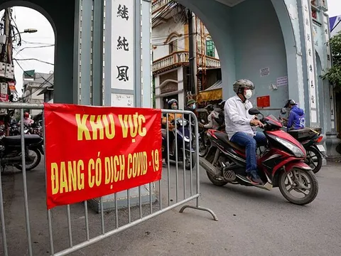 Phường Phú Đô hạ cấp độ dịch, Hà Nội không còn 'vùng đỏ'