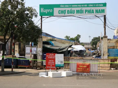 Hà Nội tìm người đến chợ đầu mối phía Nam sau khi phát hiện 5 ca dương tính SARS-CoV-2