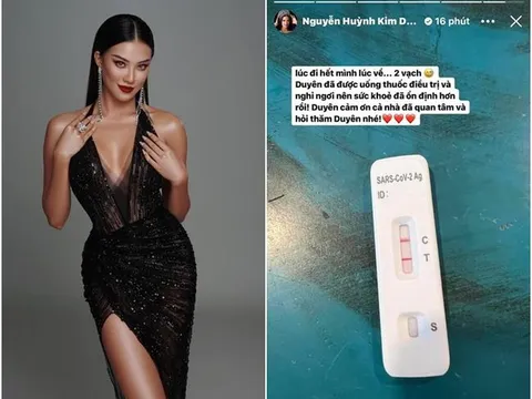 Á hậu Kim Duyên mắc Covid-19