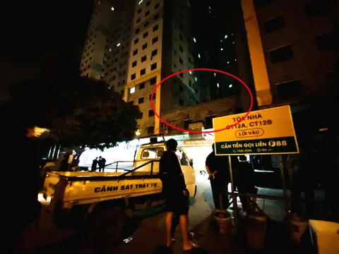 Hà Nội: Nam thanh niên tử vong sau khi rơi từ tầng cao chung cư Kim Văn - Kim Lũ