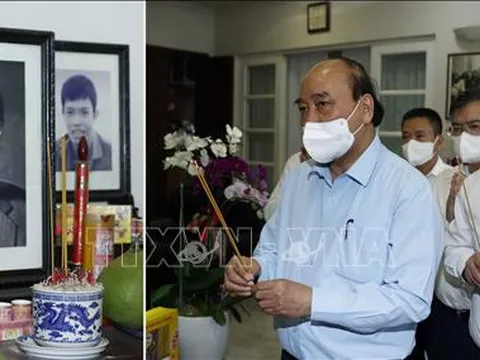 Chủ tịch nước dâng hương tưởng nhớ các đồng chí lãnh đạo Đảng, Nhà nước đã qua đời