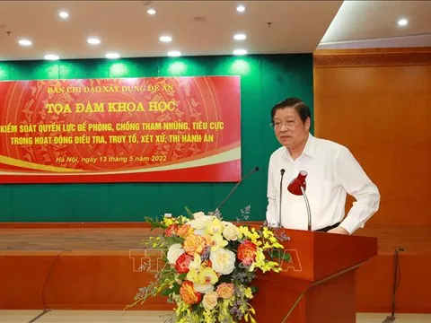 Kiểm soát quyền lực để phòng, chống tham nhũng, tiêu cực trong hoạt động điều tra, truy tố, xét xử