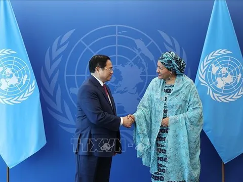 Thủ tướng Chính phủ Phạm Minh Chính gặp các lãnh đạo của Liên hợp quốc