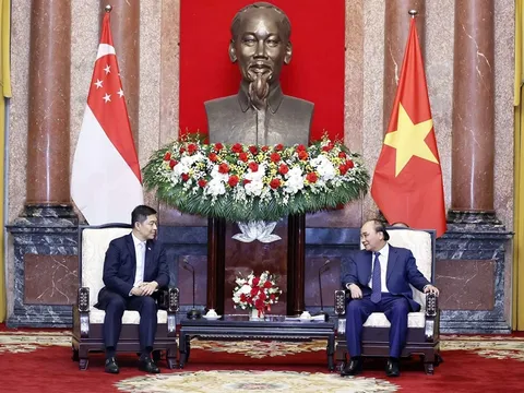Việt Nam - Singapore tăng cường hợp tác trên nhiều lĩnh vực