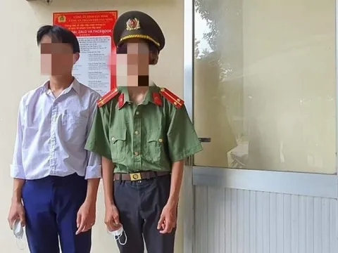 Bắt thiếu niên giả mạo công an đi thu tiền ở Tây Ninh