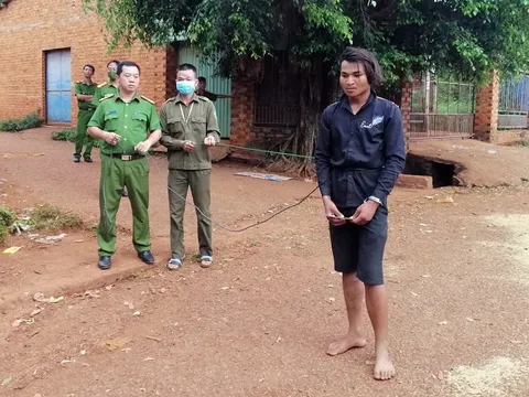 Bắt giữ thanh niên giết người rồi đẩy xác xuống mương nước tại Gia Lai