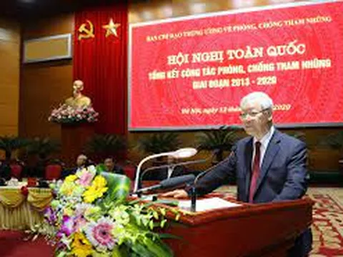 Hội nghị toàn quốc tổng kết 10 năm công tác phòng, chống tham nhũng, tiêu cực