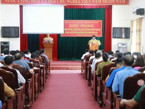 Hội Luật gia tỉnh Hà Tĩnh tiếp tục thực hiện tốt tuyên truyền, phổ biến pháp luật