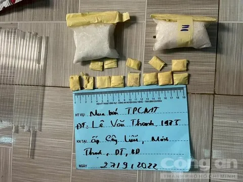 Tạm giữ đối tượng mua bán trái phép chất ma túy ở Bình Dương, thu giữ 4 khẩu súng