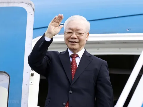 Tổng Bí thư Nguyễn Phú Trọng lên đường thăm chính thức nước Cộng hòa Nhân dân Trung Hoa